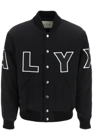 1017 alyx 9sm maxi logo bomber jacket