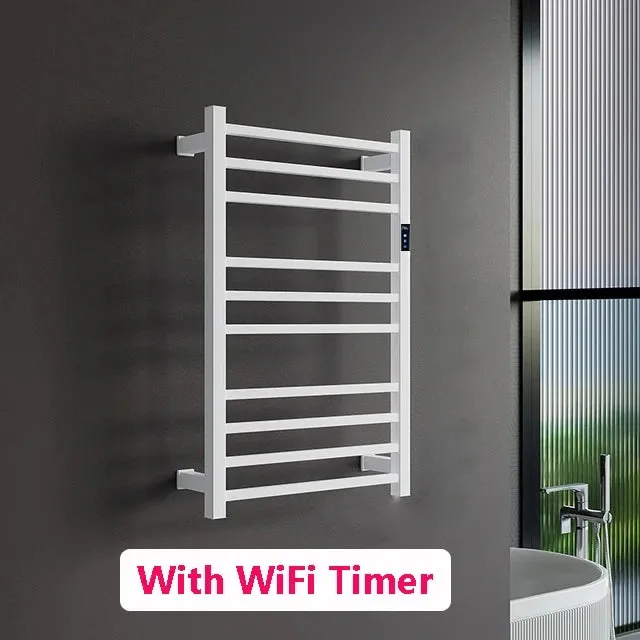 110V Electric Heated Towel Rail Stainless Steel Smart Heated Towel Rail