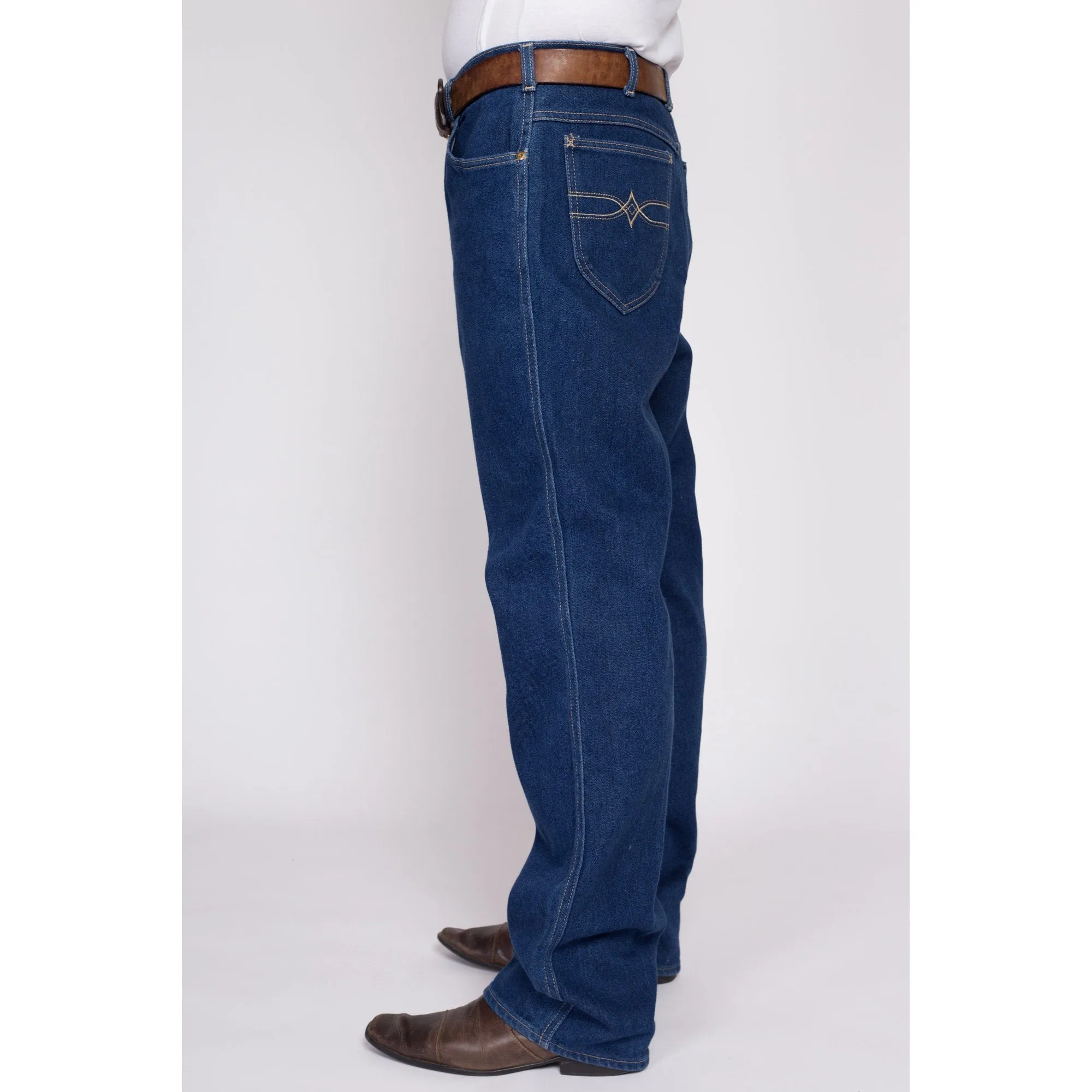 34x34 70s 80s Lee Dark Wash Jeans