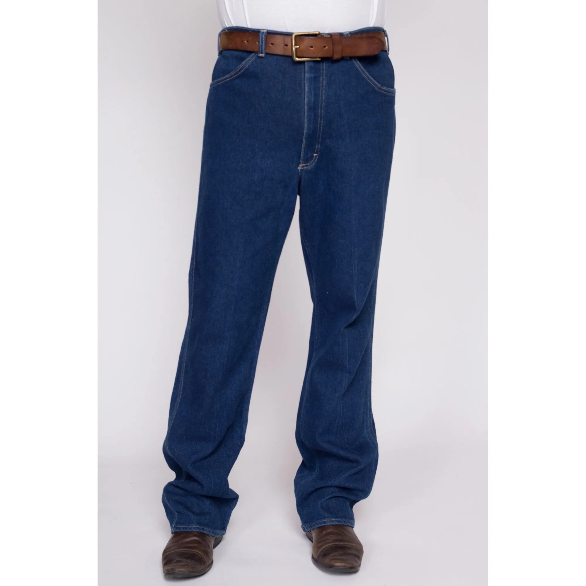 34x34 70s 80s Lee Dark Wash Jeans