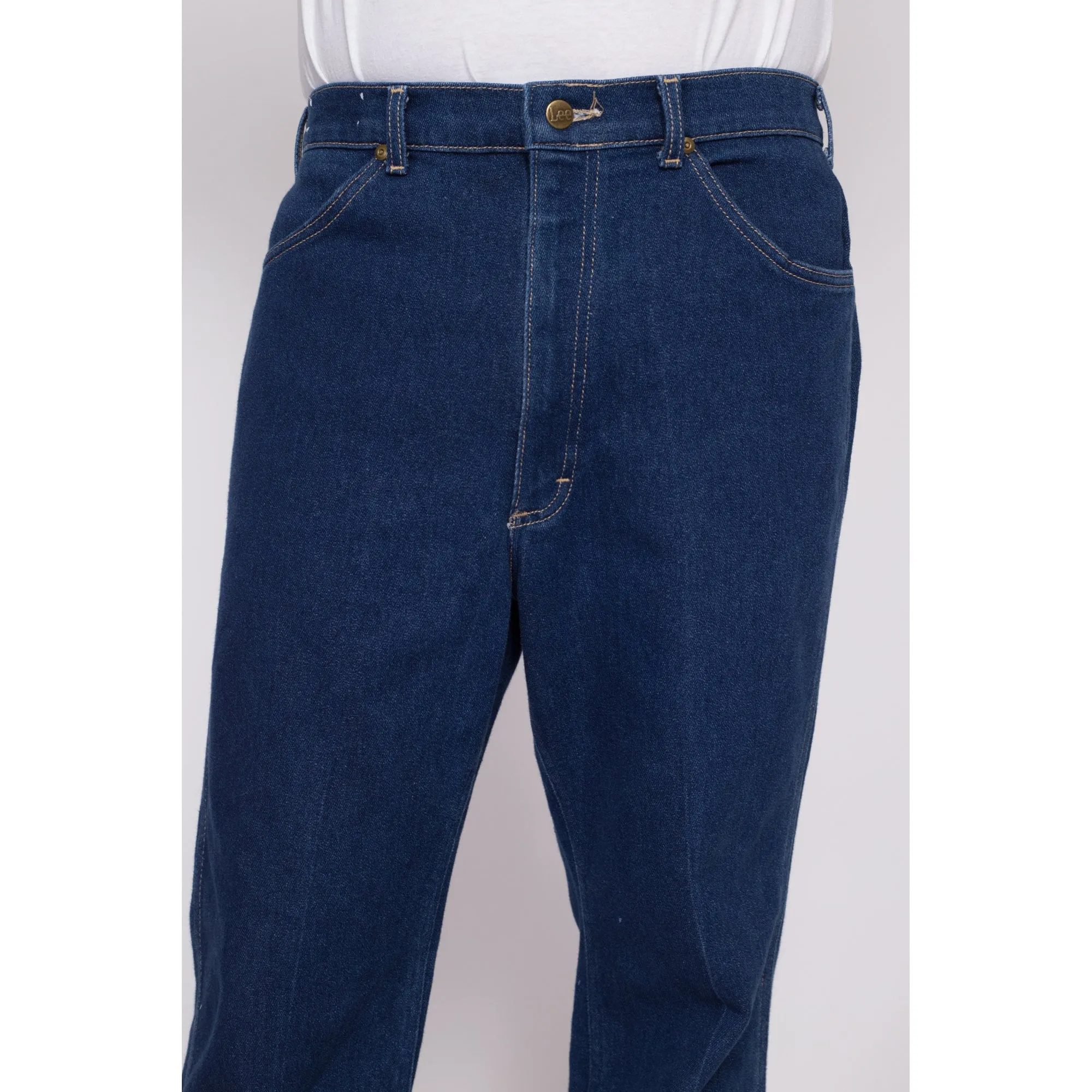 34x34 70s 80s Lee Dark Wash Jeans