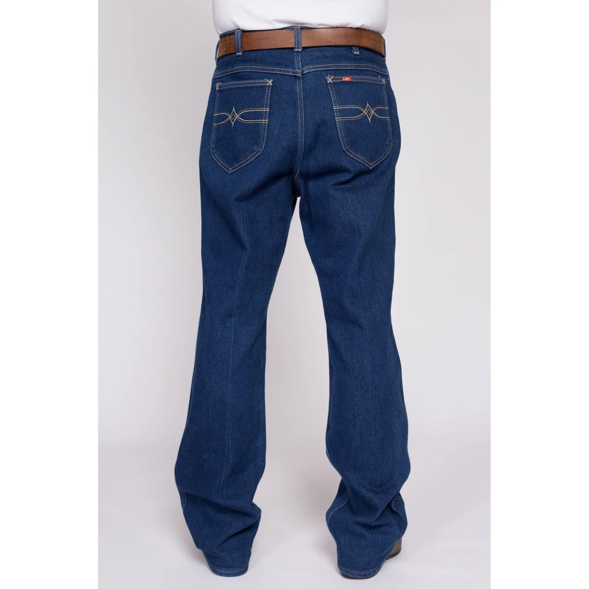 34x34 70s 80s Lee Dark Wash Jeans