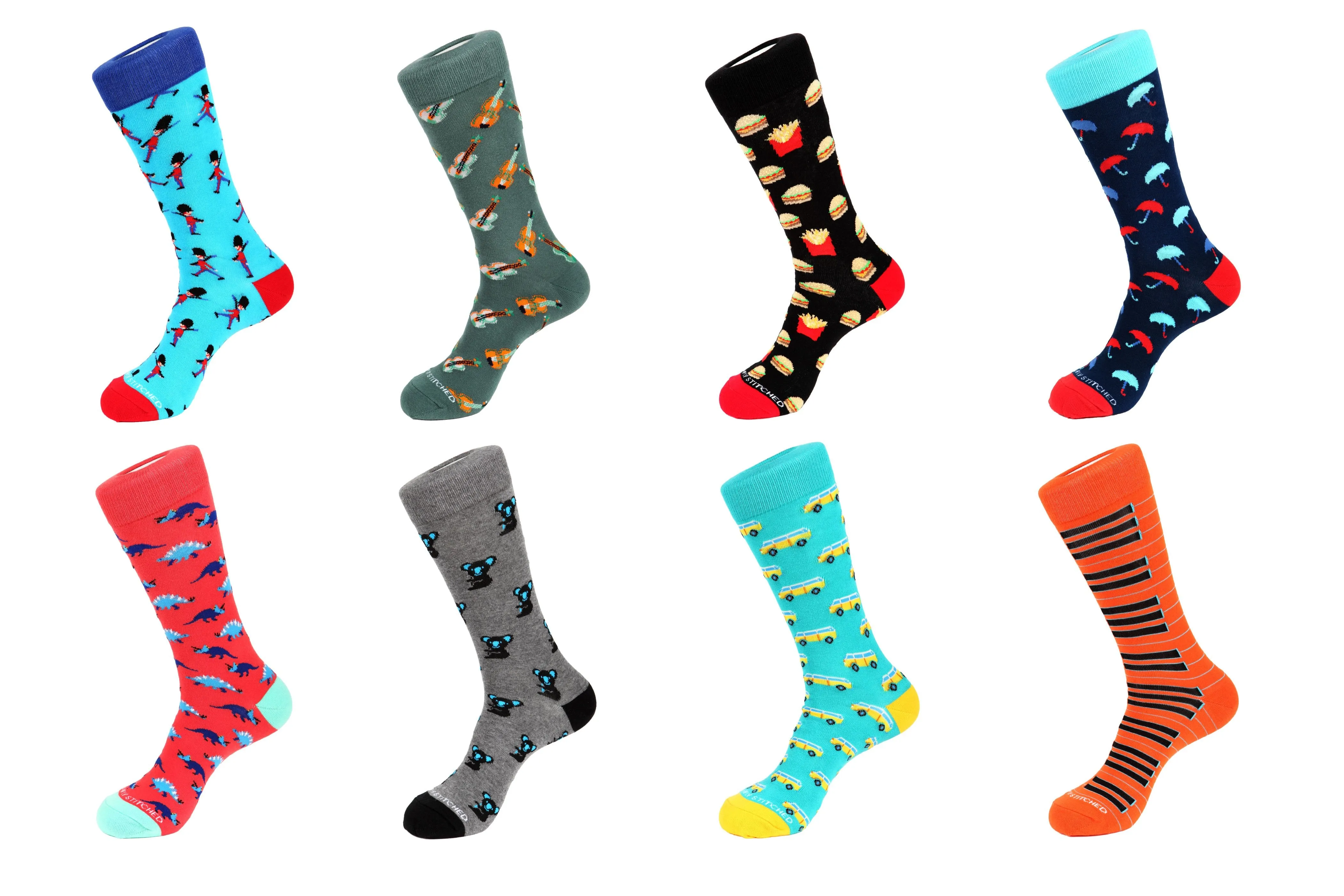 8 Pair Combo Pack Socks