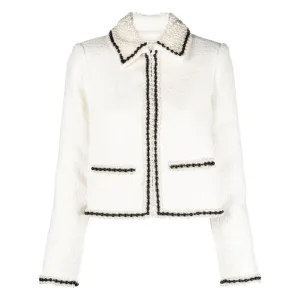 Alice   Olivia Jackets White