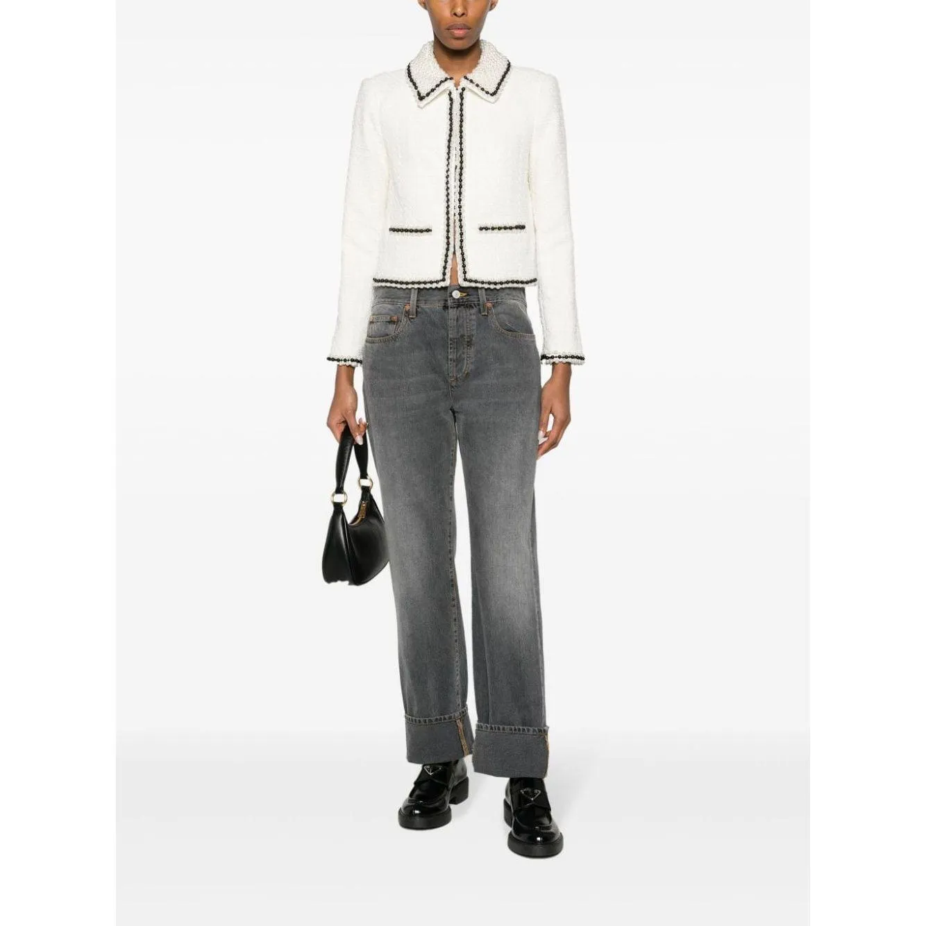 Alice   Olivia Jackets White