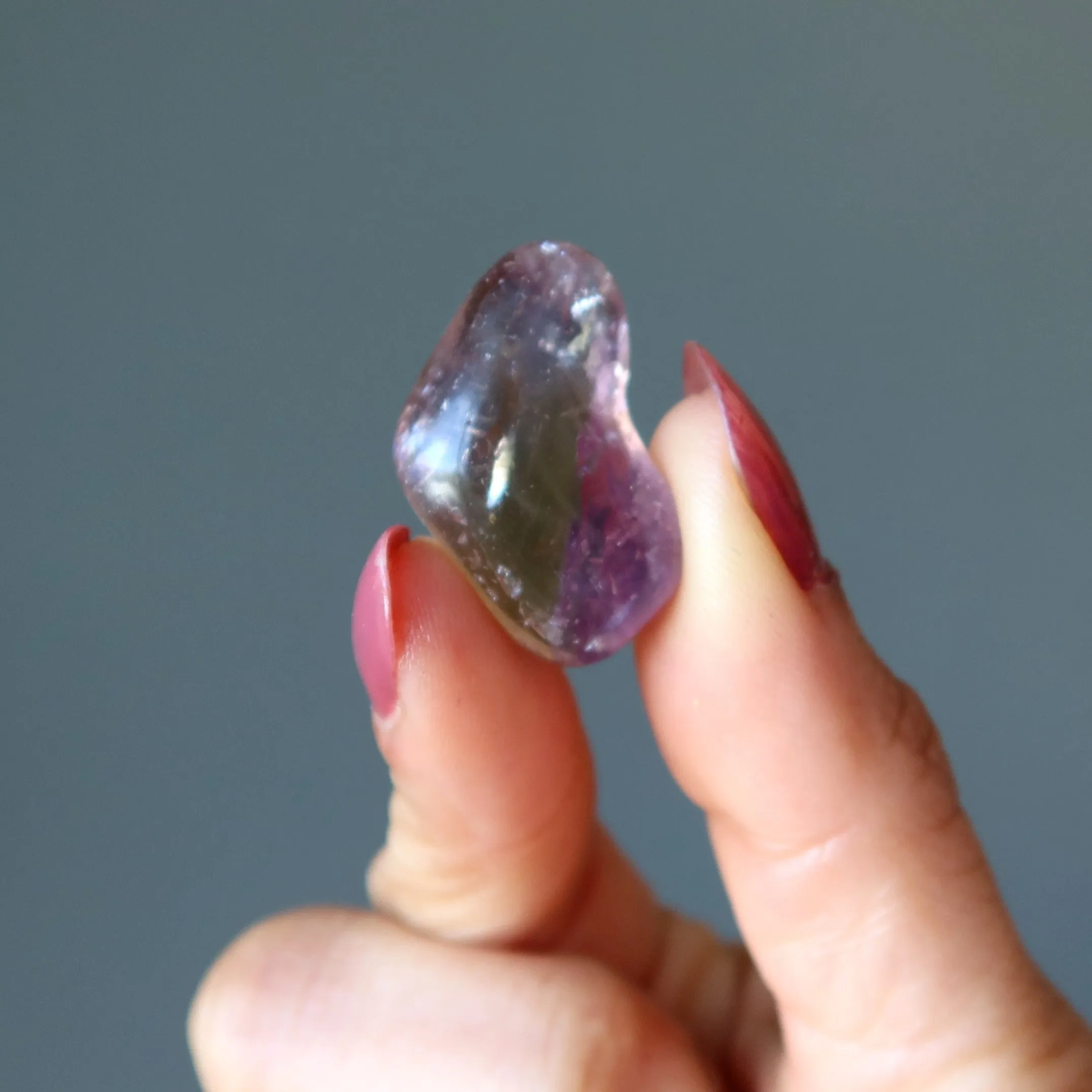 Ametrine Tumbled Stone Citrine Amethyst