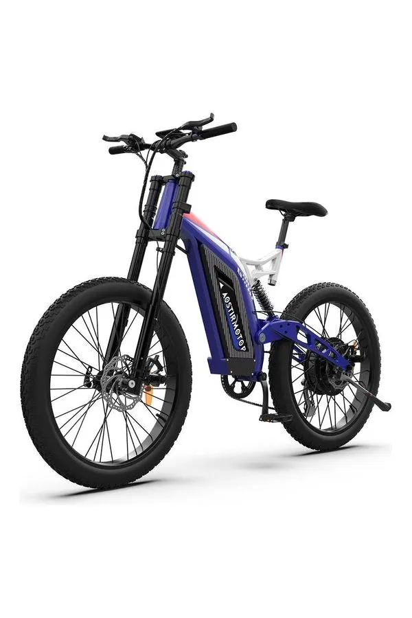 Aostirmotor S17-1500W 48V/20Ah 1500W Fat Tire Electric Mountain Bike