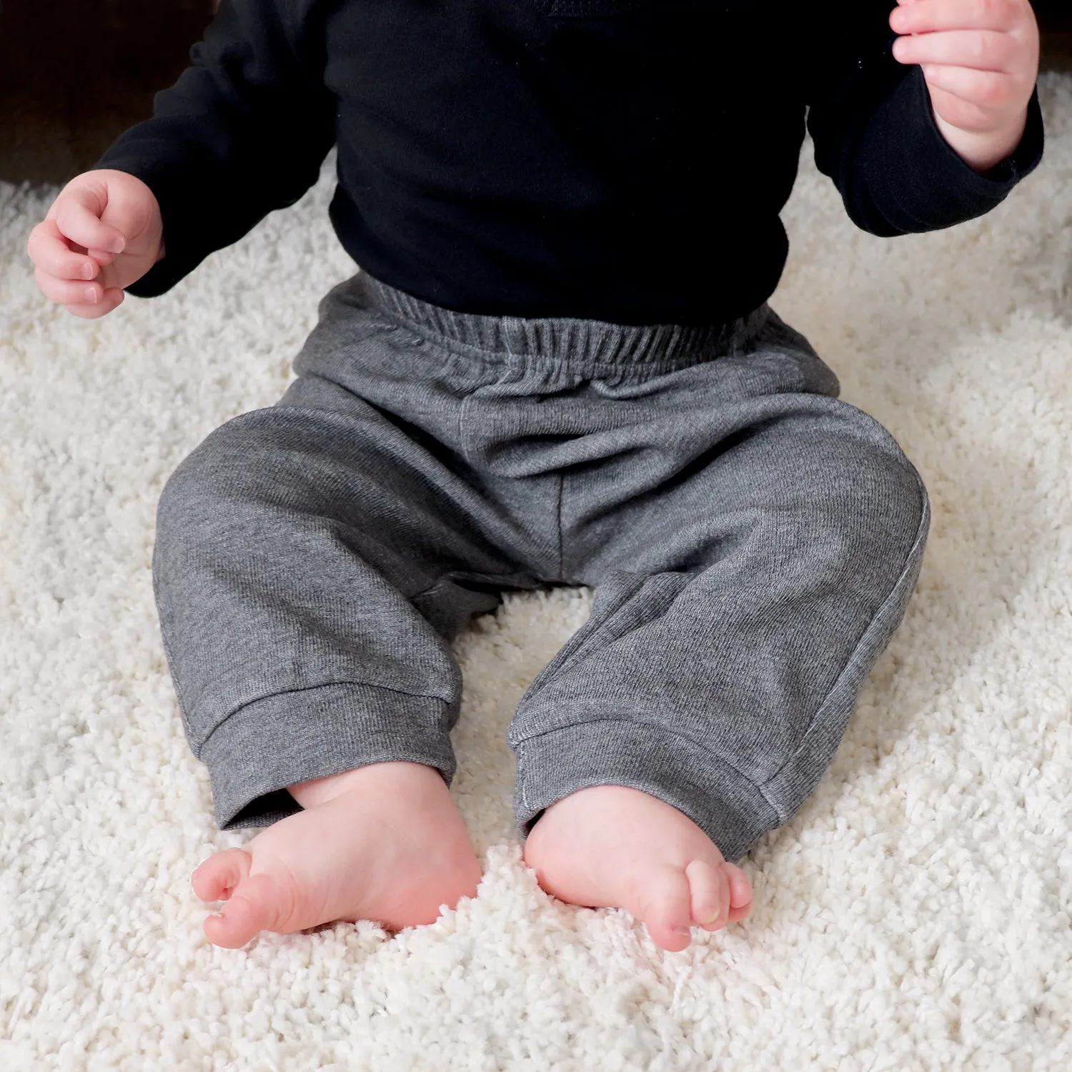 Baby Solid-Colored Soft Lounge Pants