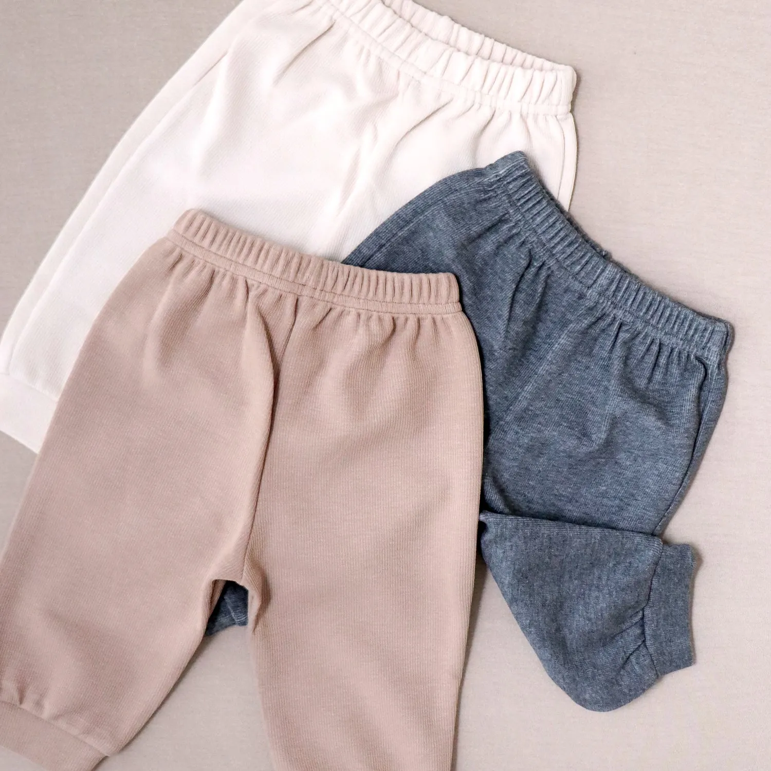 Baby Solid-Colored Soft Lounge Pants