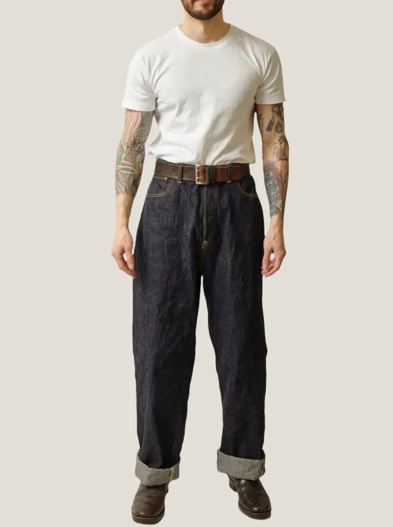 Belafonte Ragtime Clothing, 1936 Buckle Back Denim, Indigo