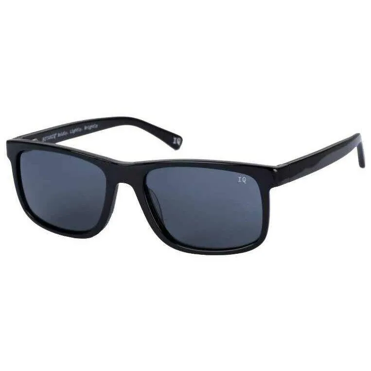 Botaniq Functional Rectangular Sunglasses - Black