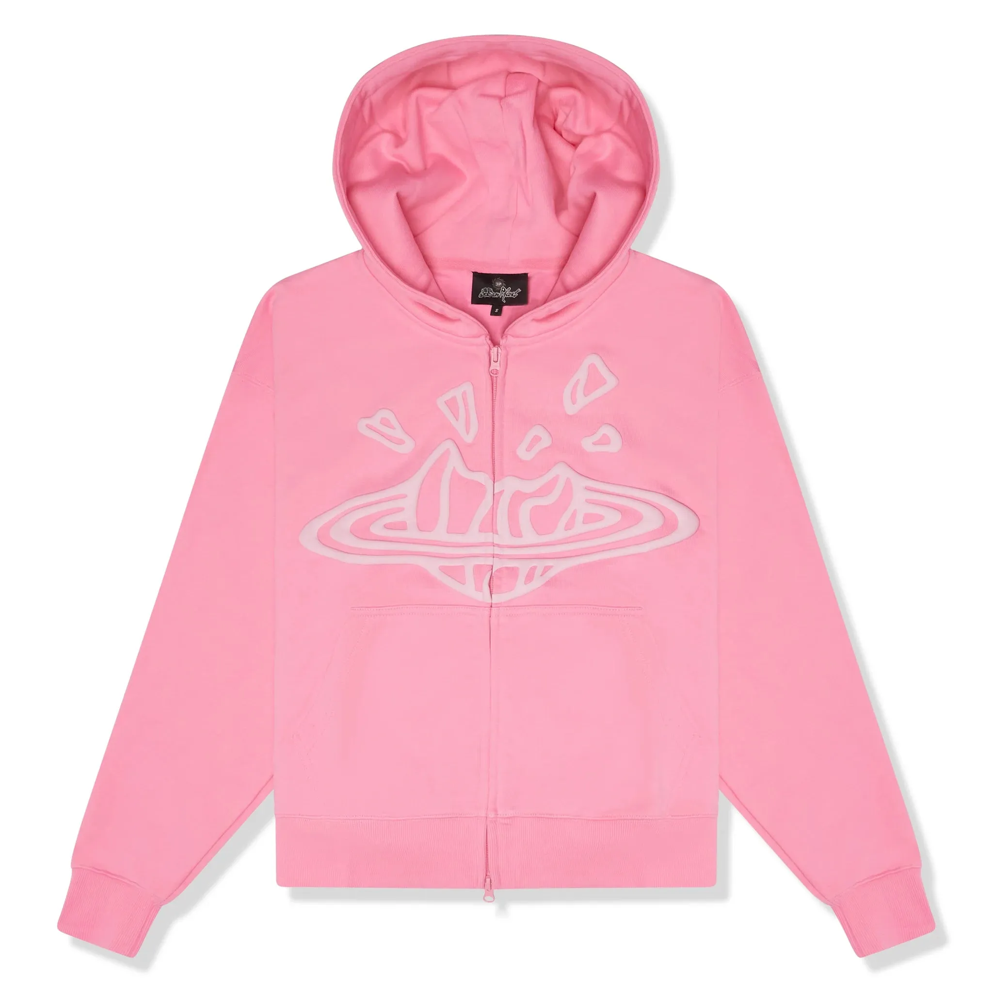 Broken Planet Candy Pink Zip-Up Hoodie