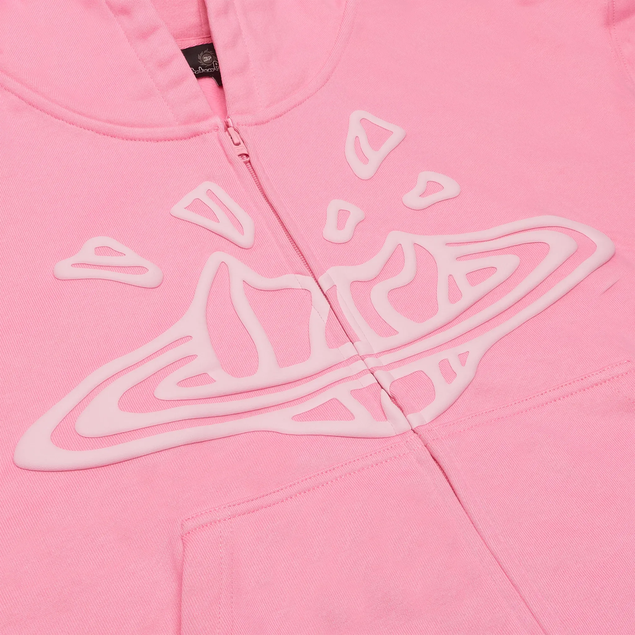 Broken Planet Candy Pink Zip-Up Hoodie