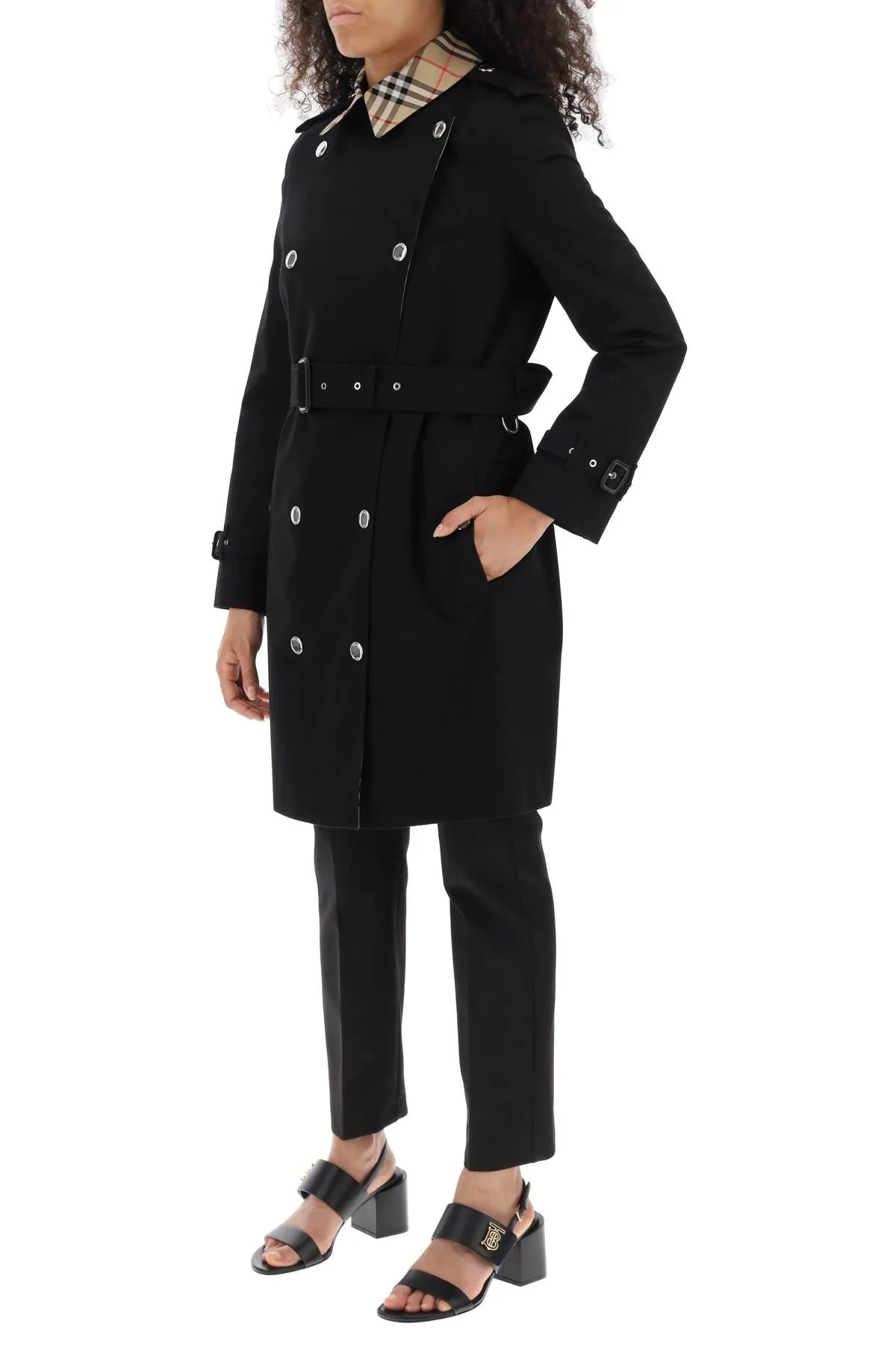 Burberry 'montrose' double-breasted trench coat