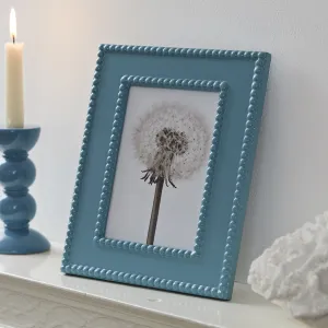 Chambray Blue Bobbin Photo Frame - 5x7