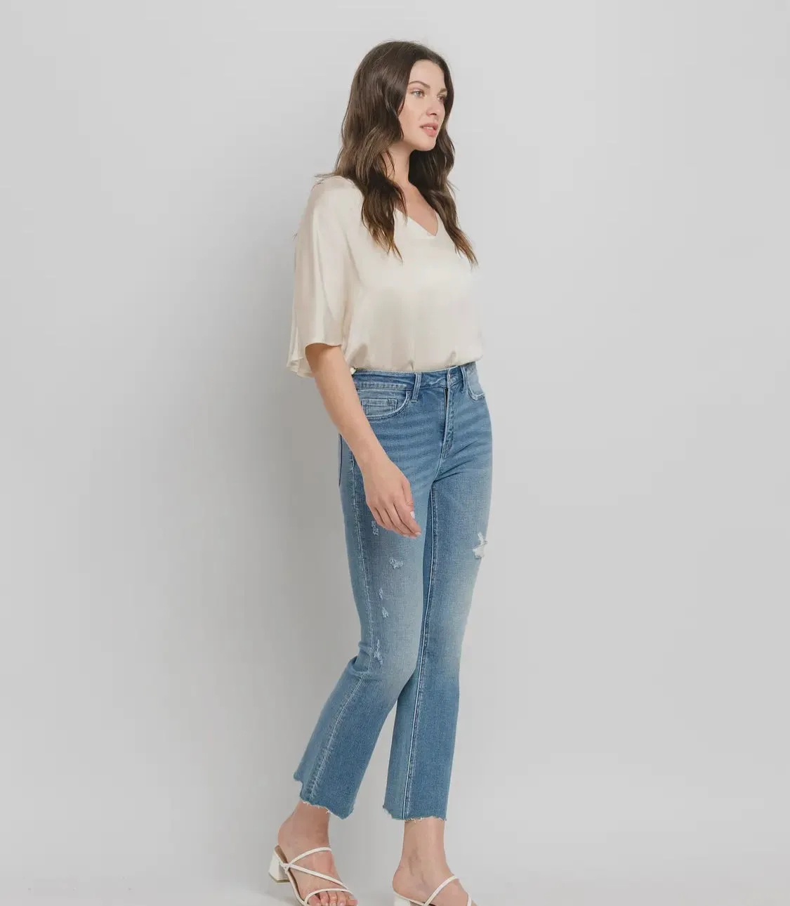 Chelsea High Rise Kick Flare Jeans