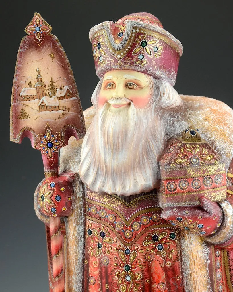 Christmas Royalty Jeweled Russian Santa