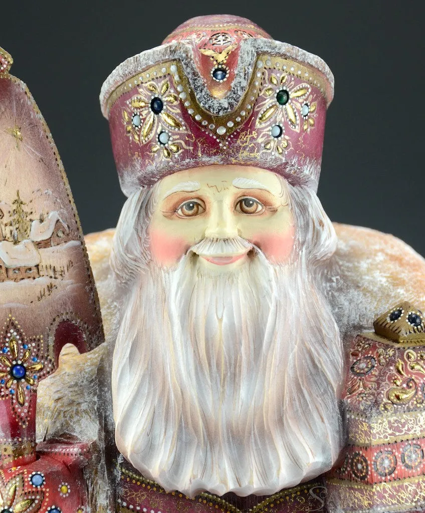 Christmas Royalty Jeweled Russian Santa