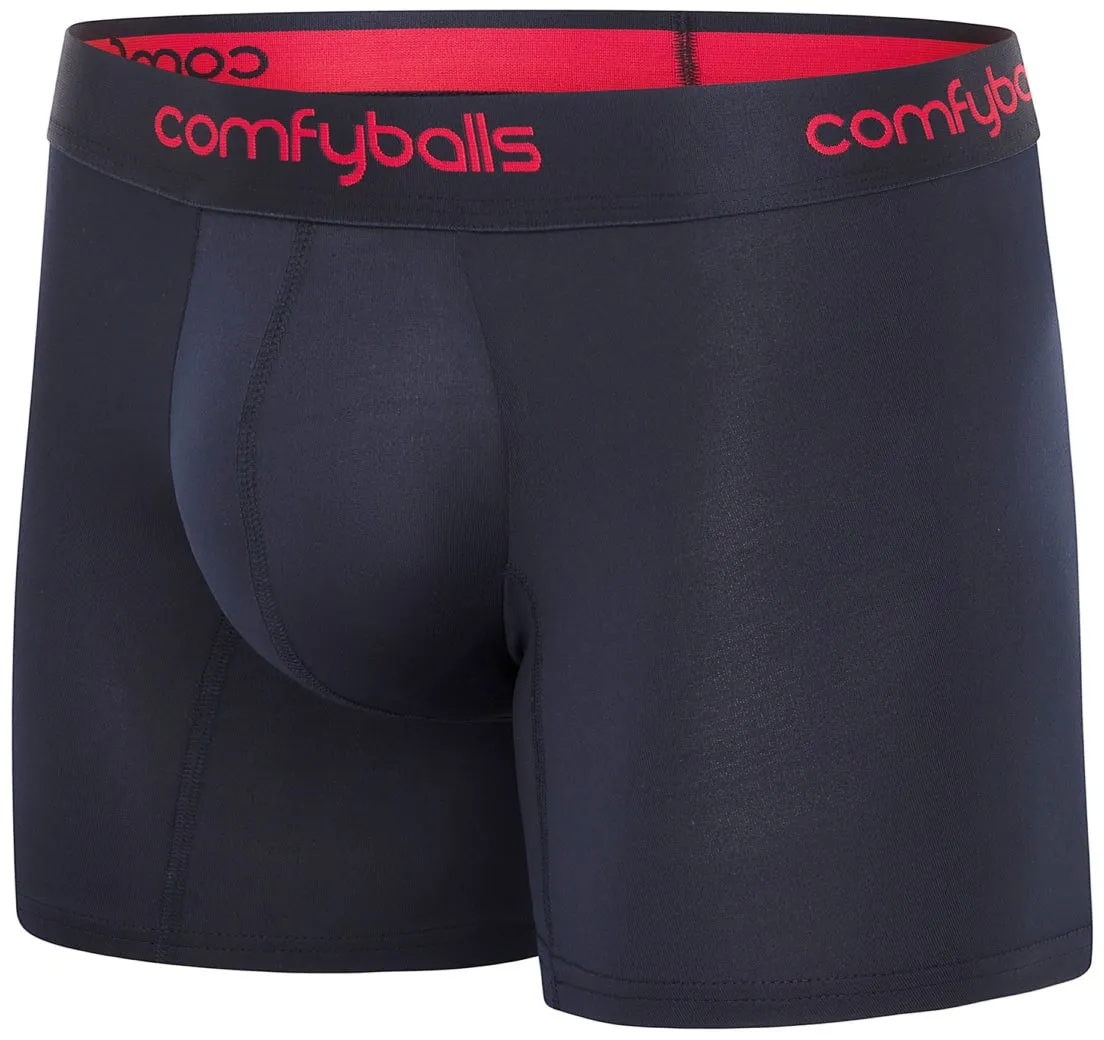 Comfyballs Navy Racing Red Performance Long