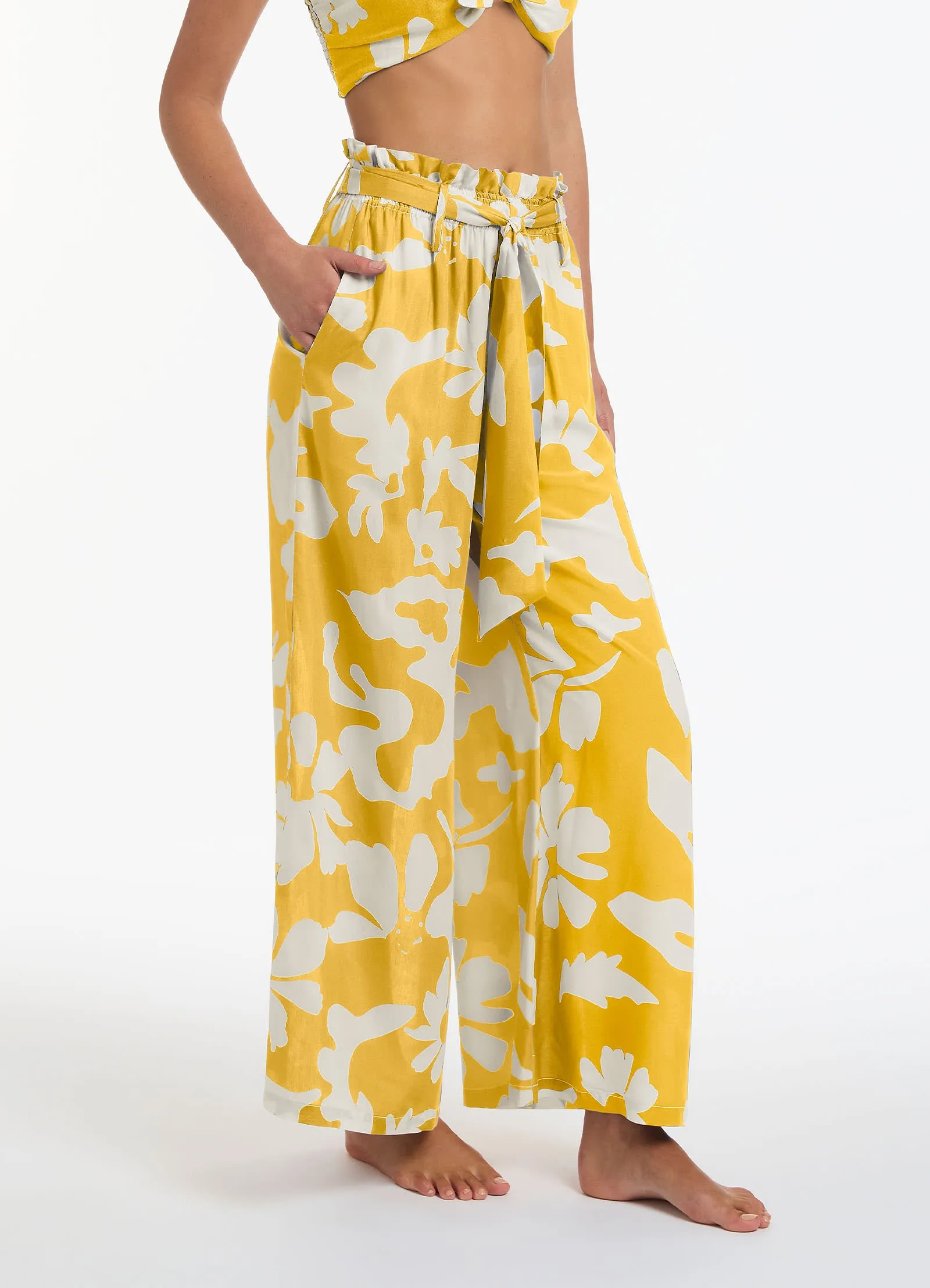 Emporio Flowing Pants - Marigold