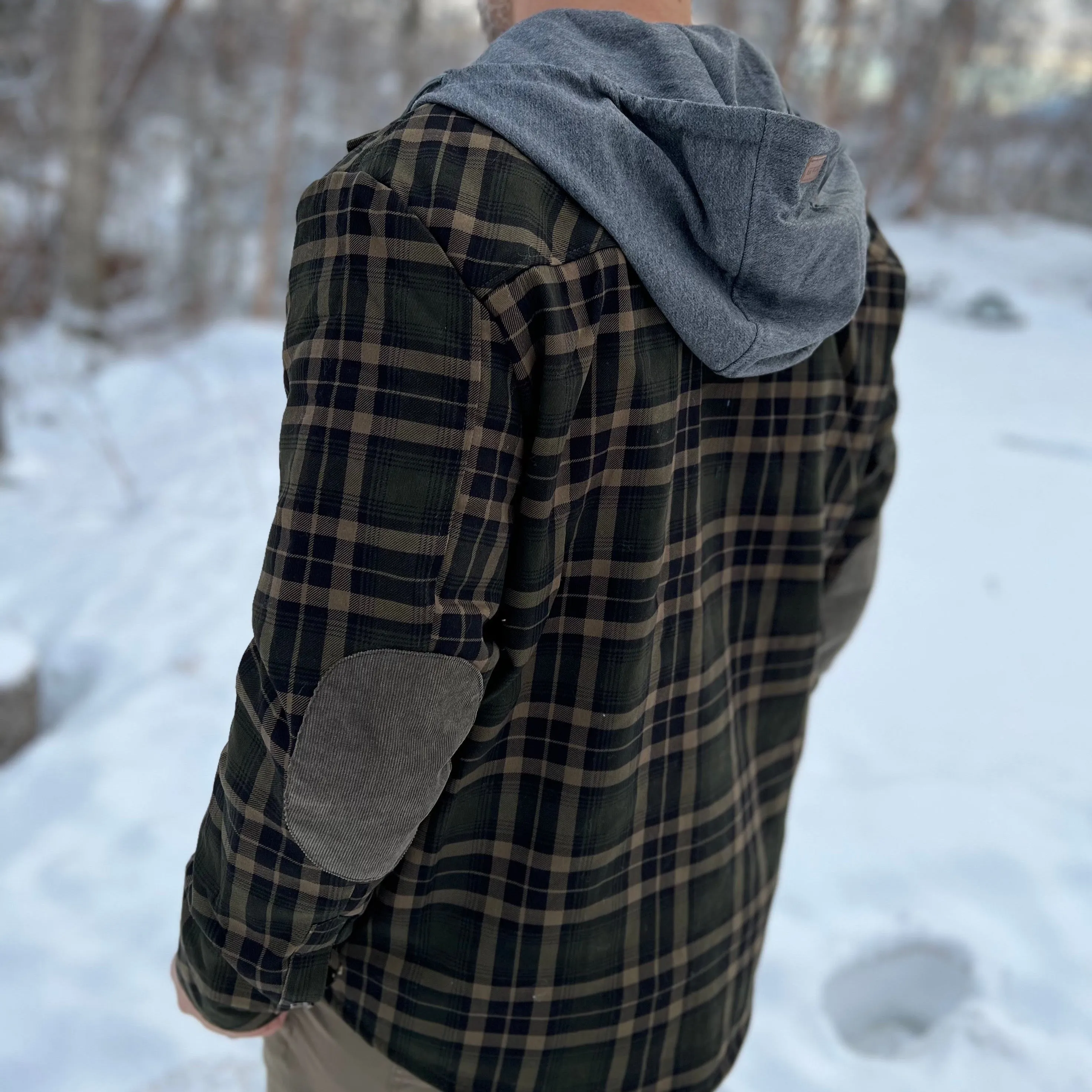 Expedition Trading Hooded Plaid Jacket