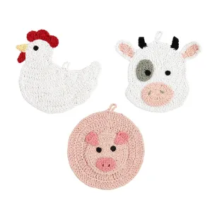 Farm Animal Trivets