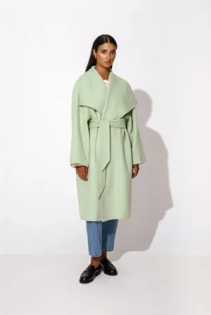 Hallie Mint Green Seafoam Coat