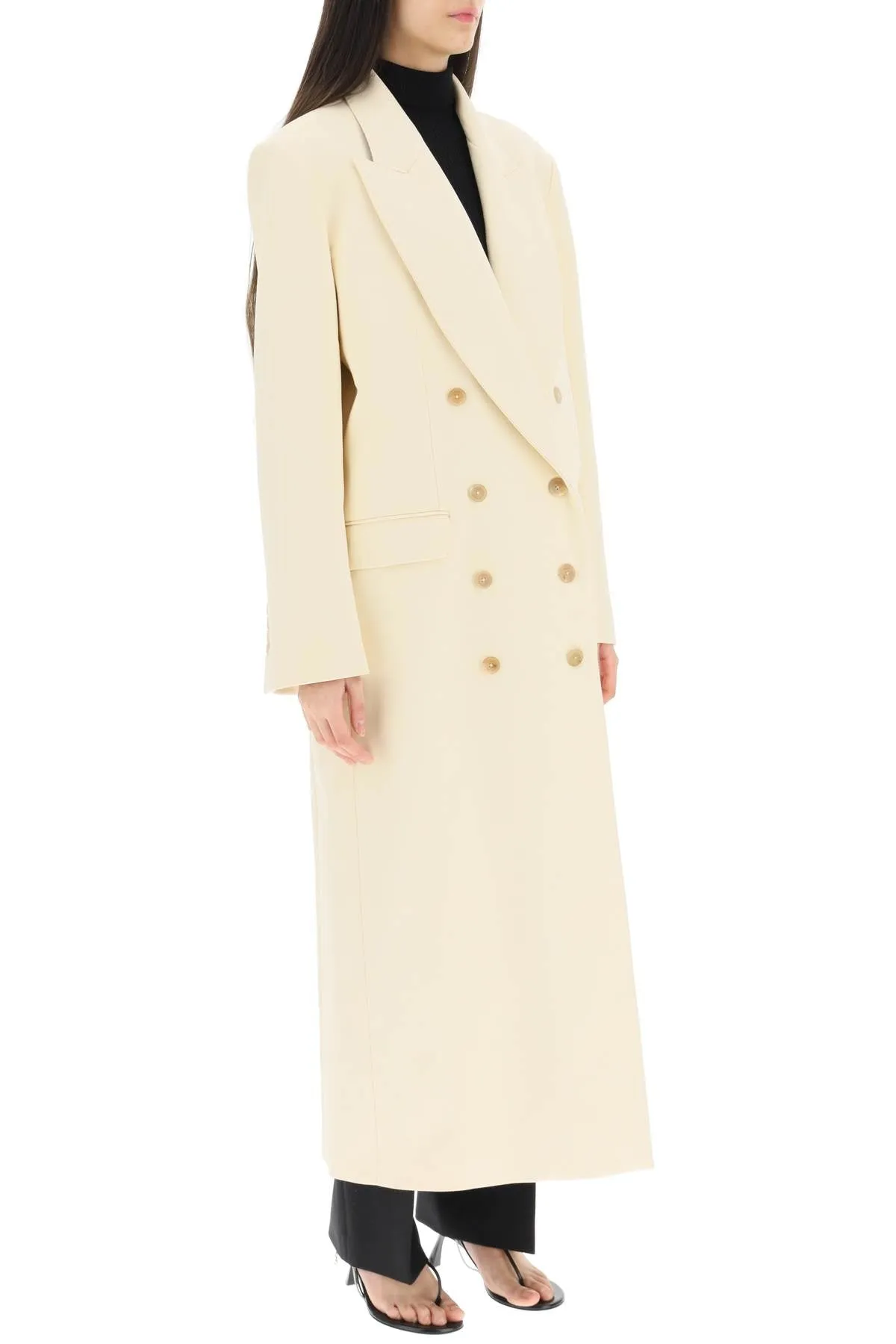 Khaite 'barlow' twill coat