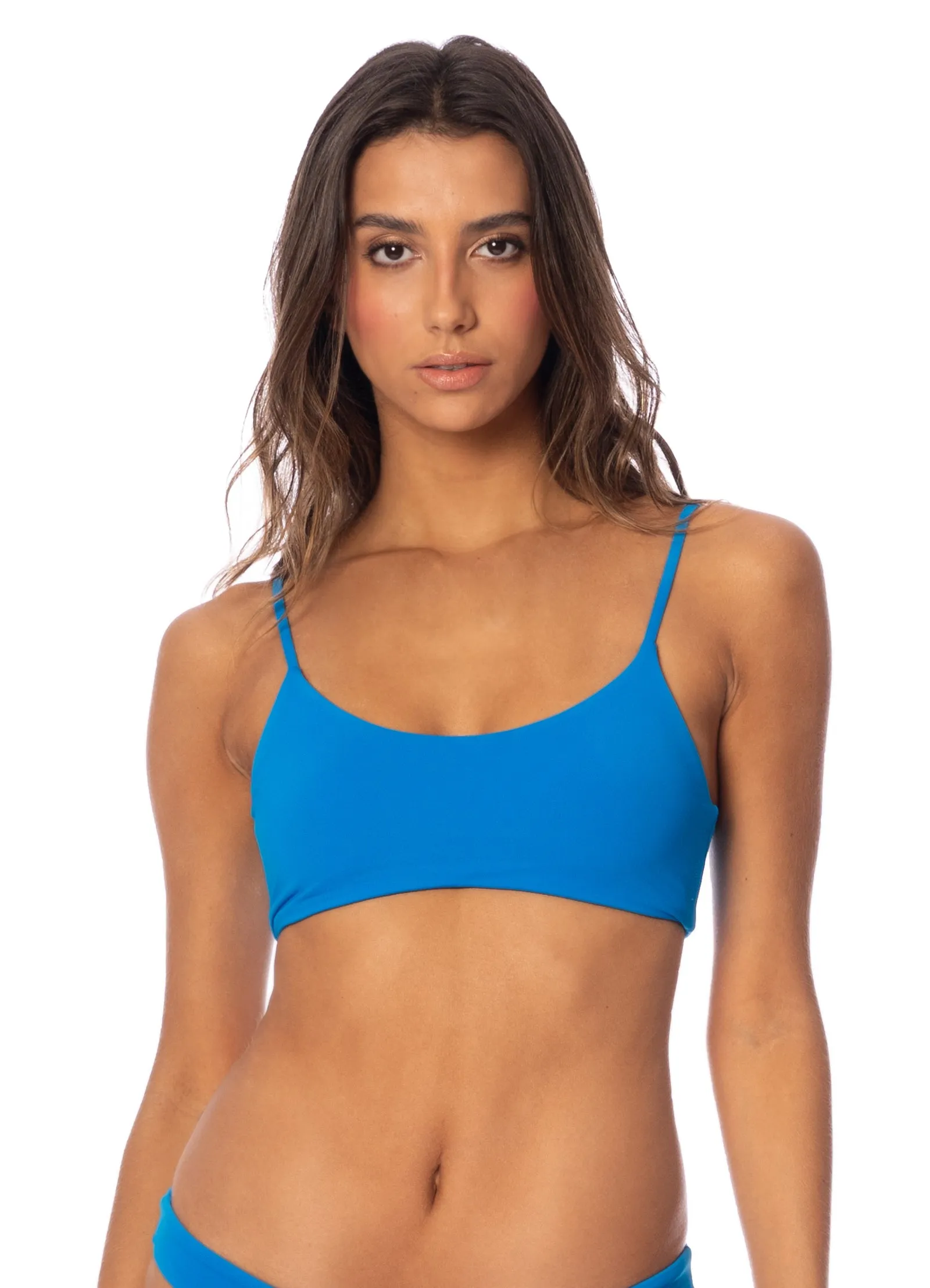 Maaji Ocean Blue Sporty Bralette Bikini Top