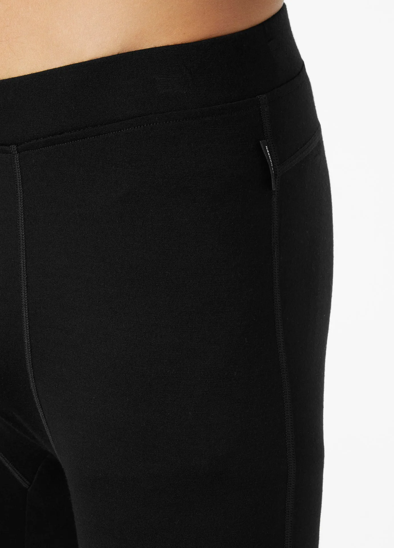 MEN'S HH 100% MERINO BASELAYER PANT - 990 BLACK