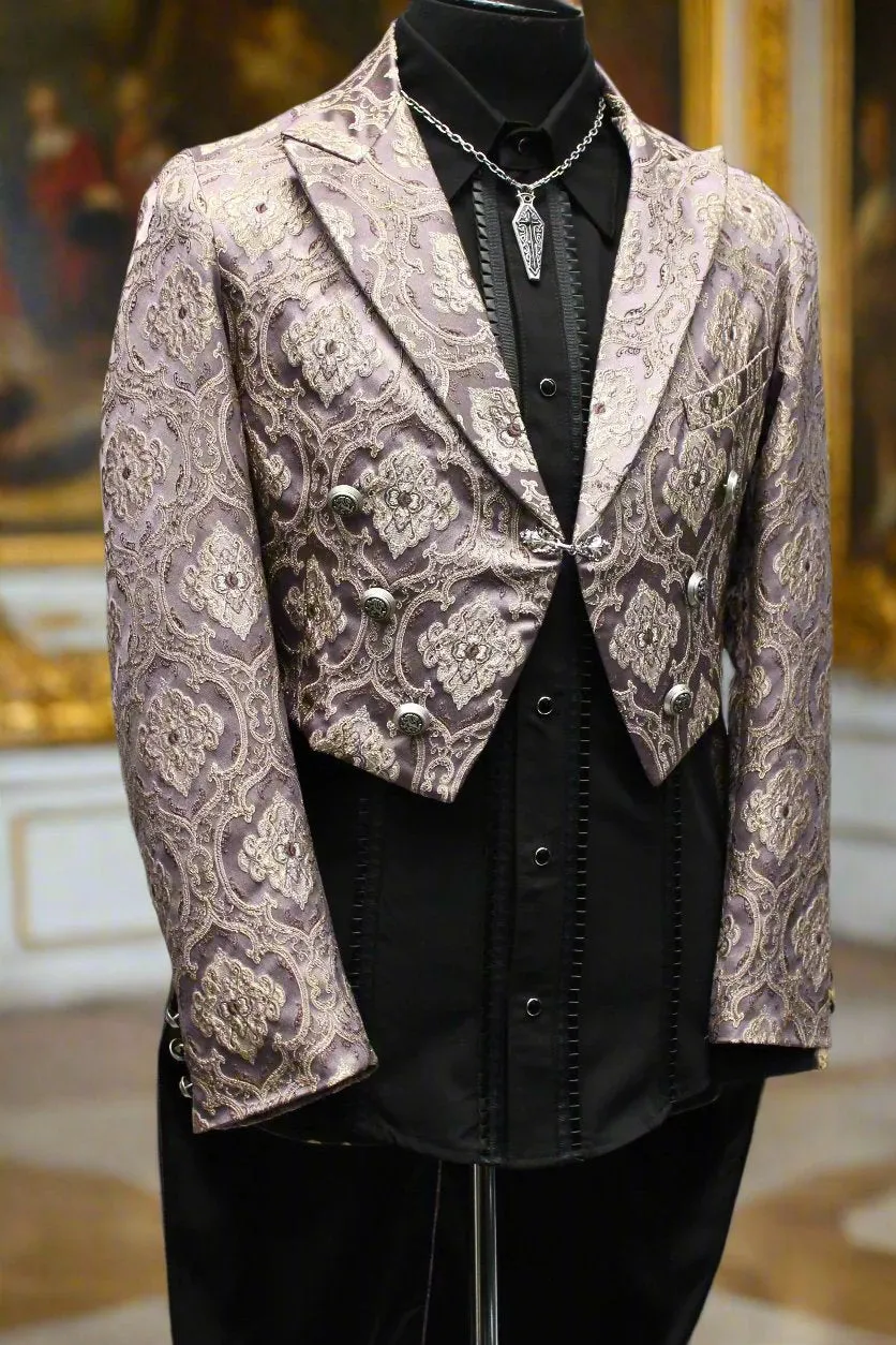 MONTE CRISTO TAILCOAT - PURPLE BROCADE