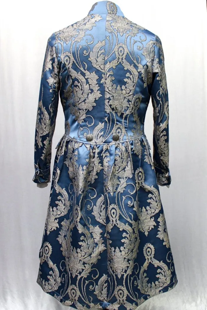 ORDER OF THE DRAGON COAT - ICE BLUE BROCADE