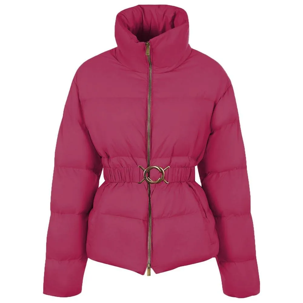 PINKO Fuchsia Nylon Jackets & Coat