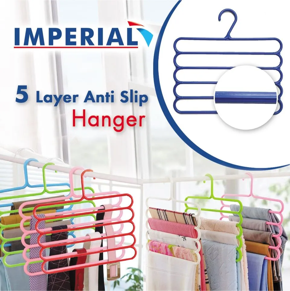 Plastic Pant/ Trouser Hanger (Pack Of 2)