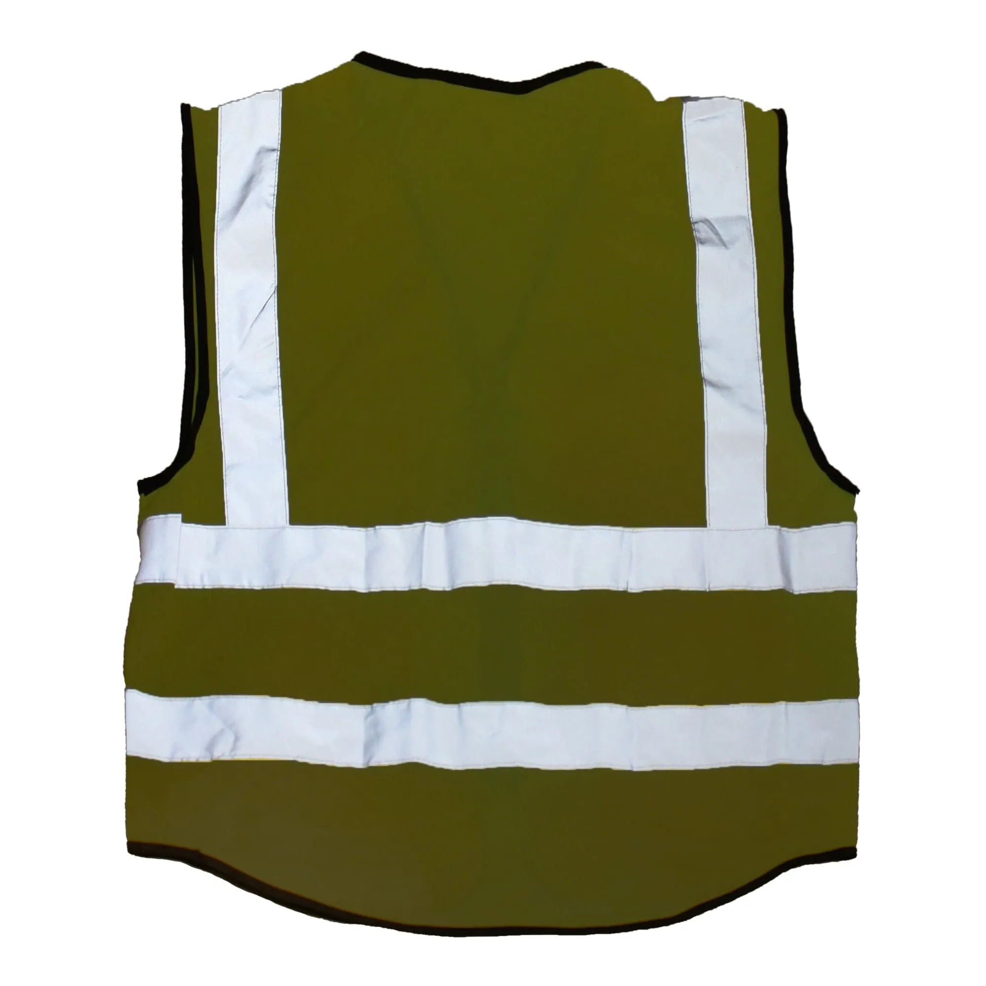 Safety Vest with Reflective Strip, XXL, Yellow