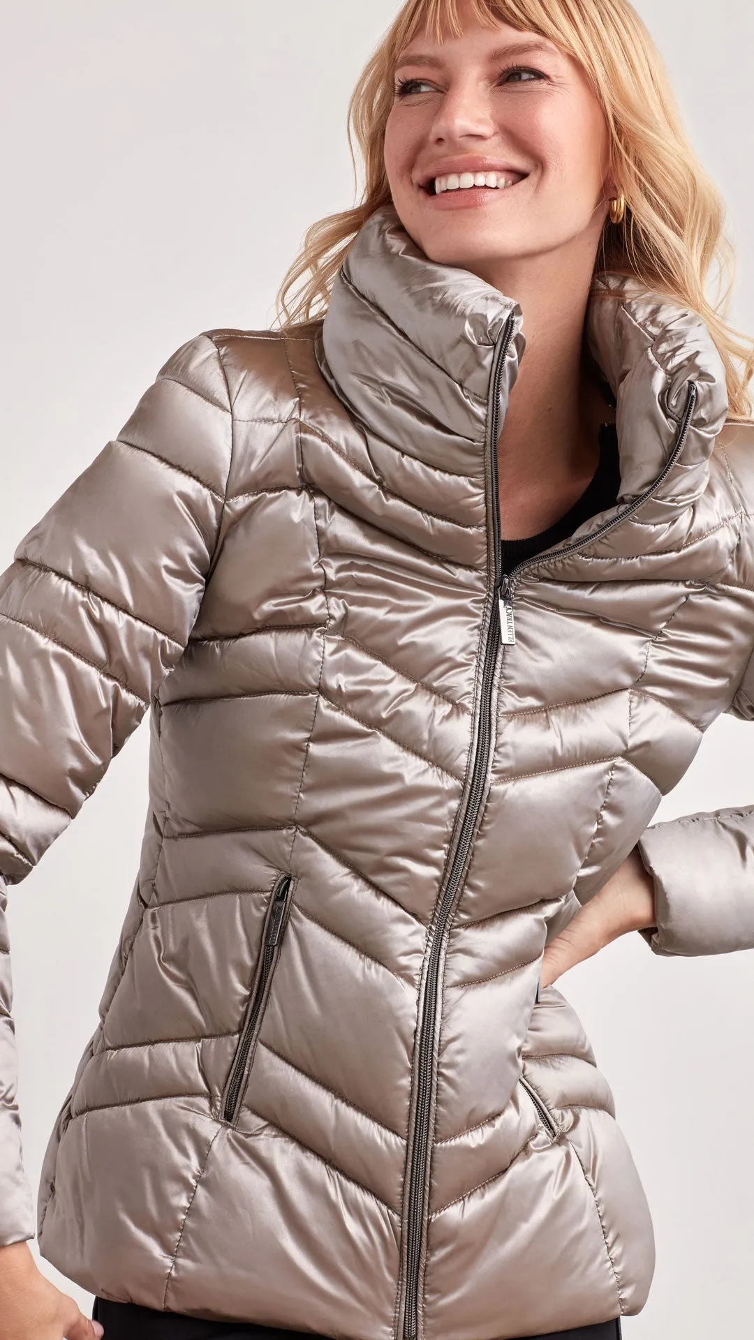 SATEEN PUFFER JACKET