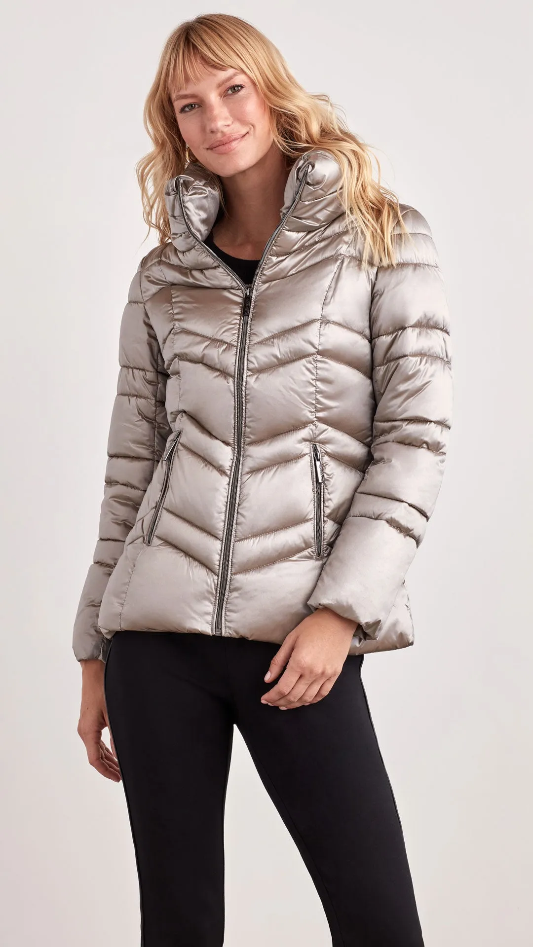 SATEEN PUFFER JACKET