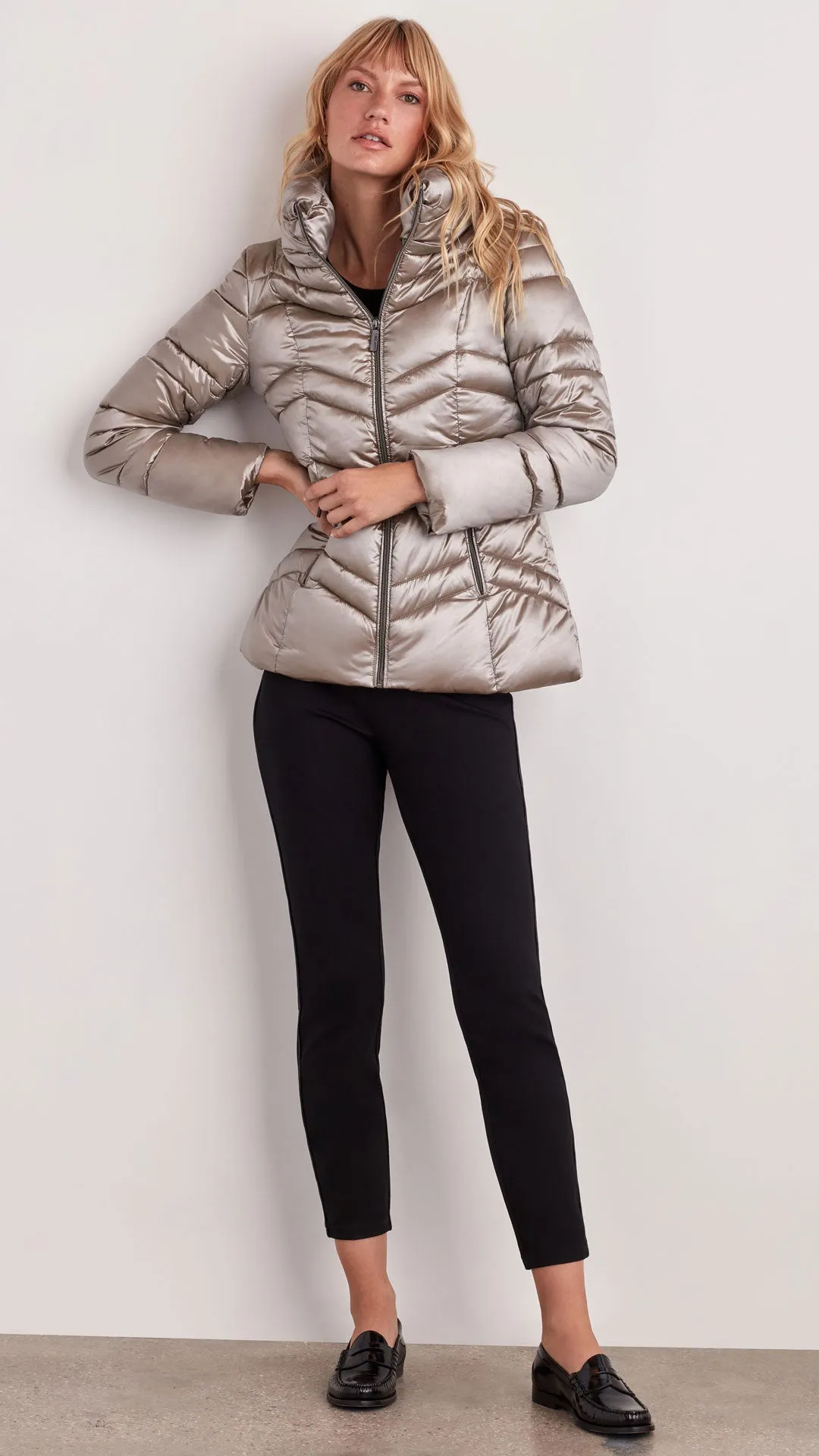 SATEEN PUFFER JACKET