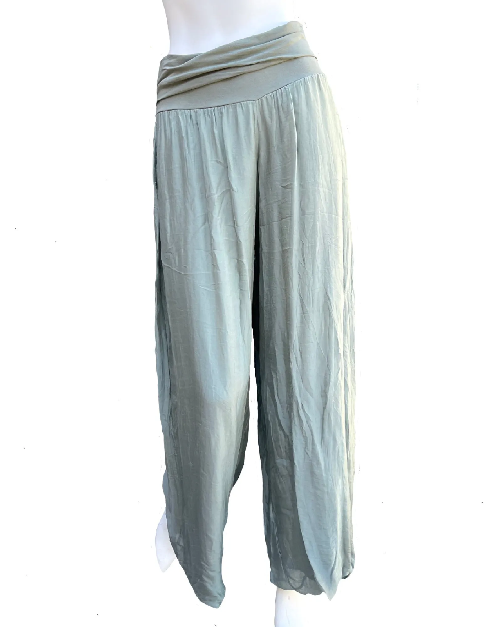 Silk Palazzo Pants