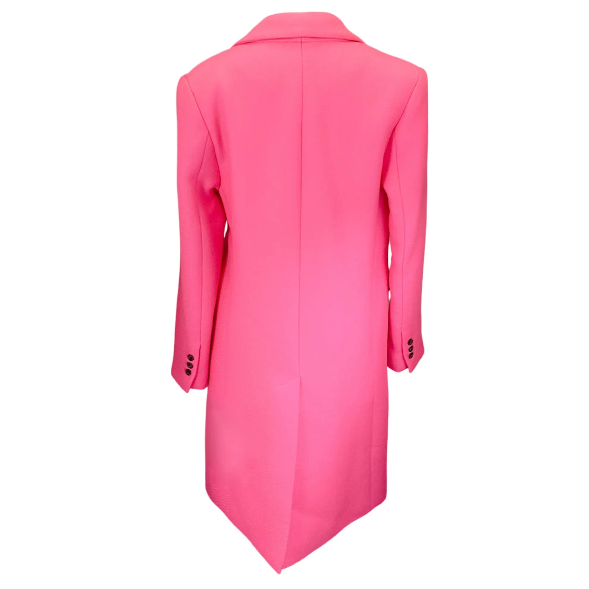 Smythe Hot Pink Double Breasted Overcoat