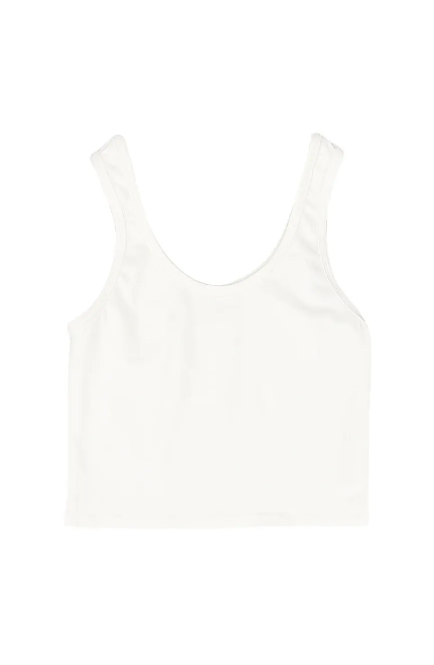 Sporty Tank, Washed White