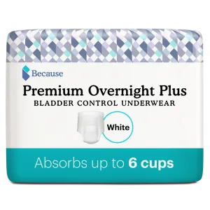 Starter Pack of Premium Plus Overnight Underwear for Women