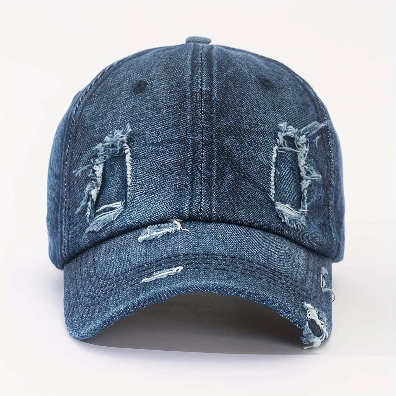 Unisex Sunshade Washed Denim Baseball Cap**