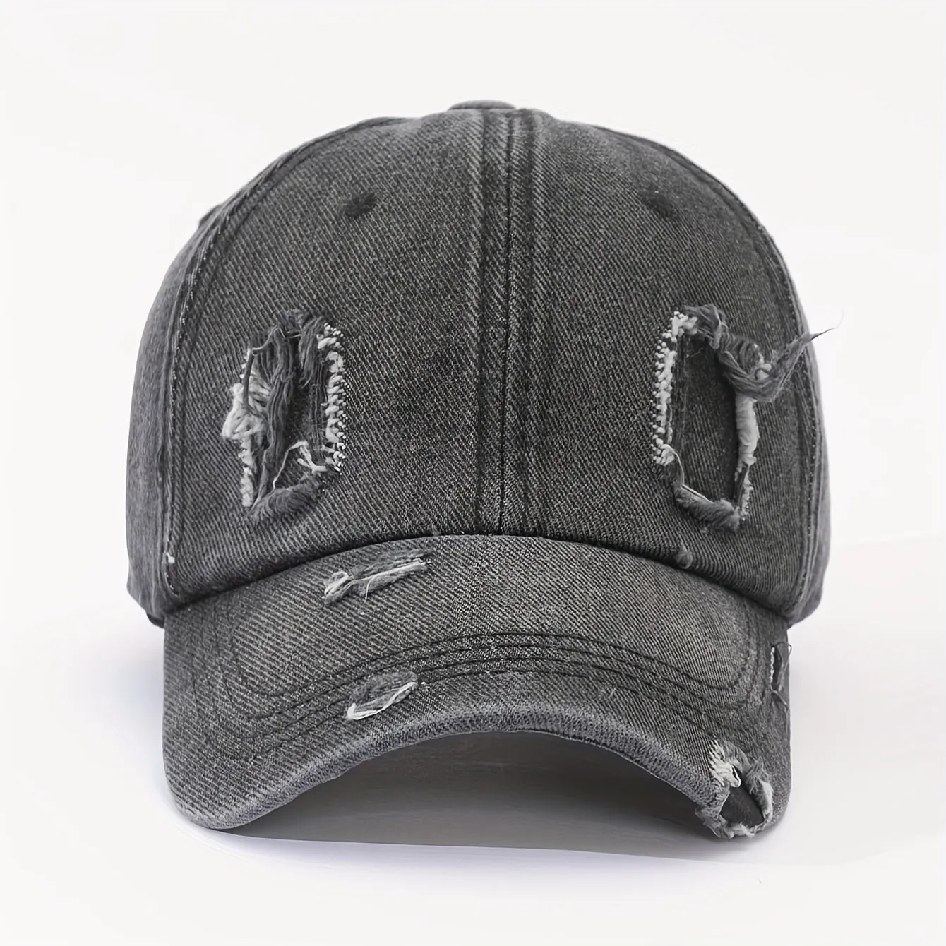 Unisex Sunshade Washed Denim Baseball Cap**