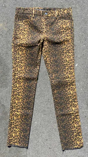 Vintage Cheetah Print Jeans 32