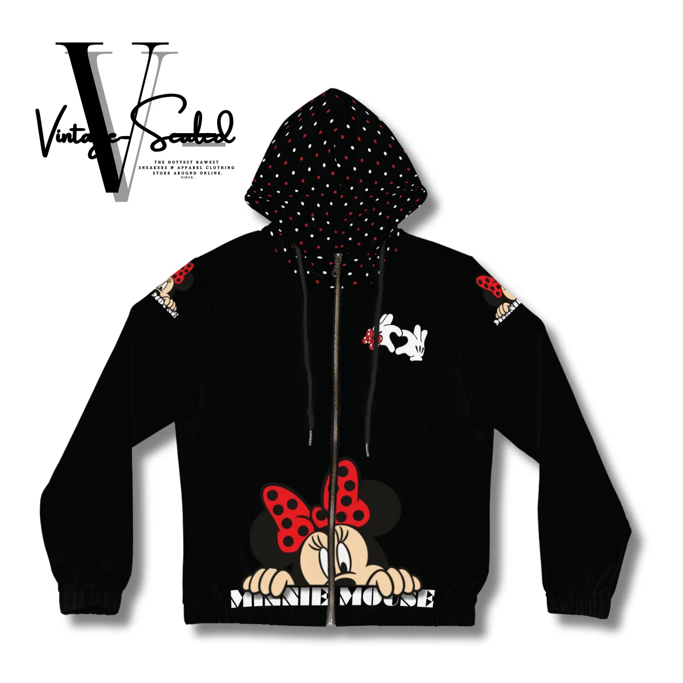 Vintage-Sealed "Minnie M." Apparel Hoodies Long Sleeves| Brand New Women's Fashion