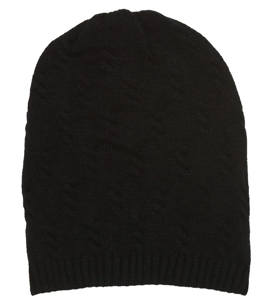 Winter Knitted Short Cuff Beanie